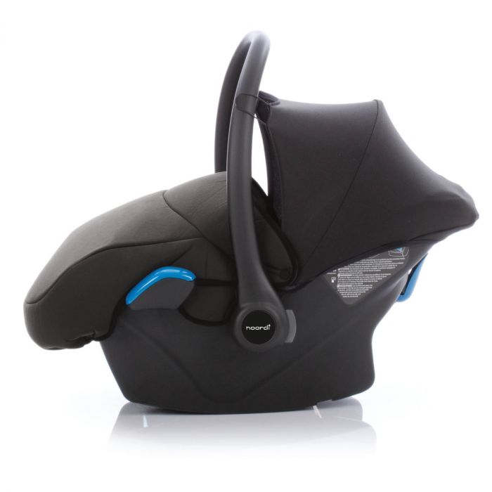 Noordi Sole.Go 3 in 1 Pram, Travel System includes Chassis, Carrycot, Seat Unit, Bumper bar, Mattress, Pram Bag, Raincover, Insect net, Cup Holder, Car seat & adaptors - Black - Image 18