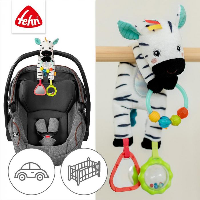 Fehn Zebra Bean Bag Soft Toy - Image 5
