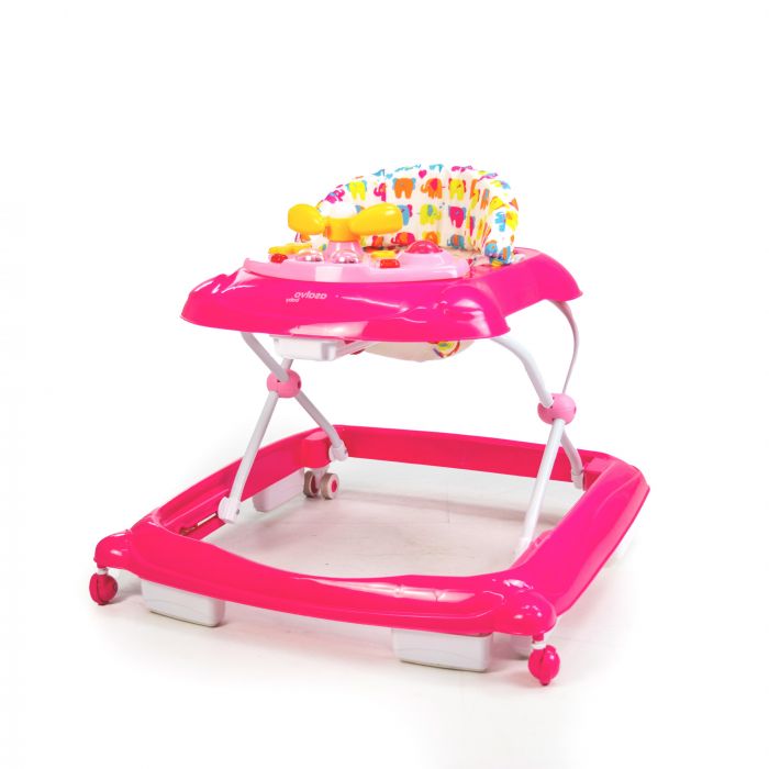 Asalvo Baby Walker - Pink Elephant - Image 5