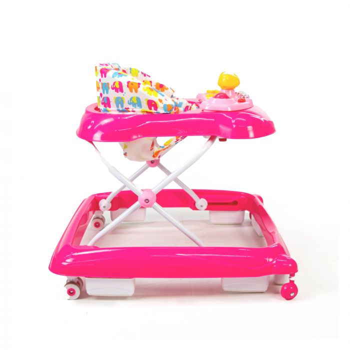 Asalvo Baby Walker - Pink Elephant - Image 6