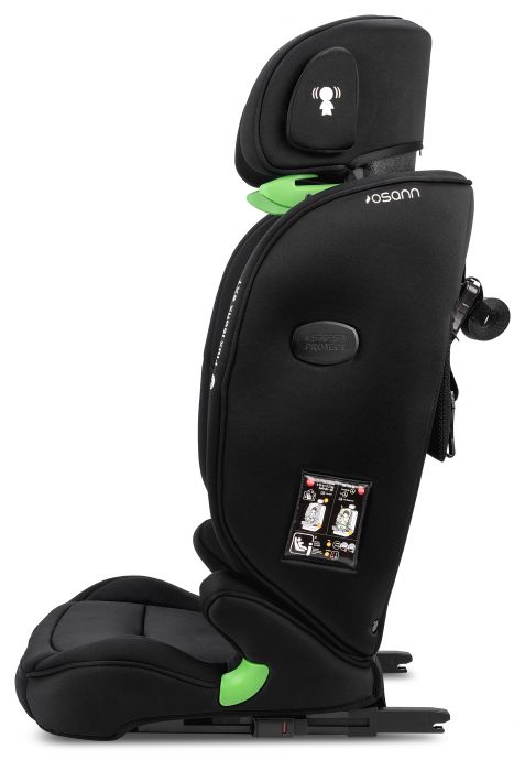 Osann Flux Isofix eXT i-Size Booster Seat - Secure Full Harness Up to 6 Years & 23 kg with NEW Sensor for Easy Installation - Image 24