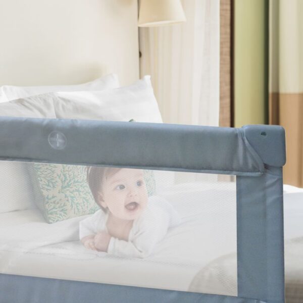 Asalvo Grey Foldable Bed Rail - 90cm