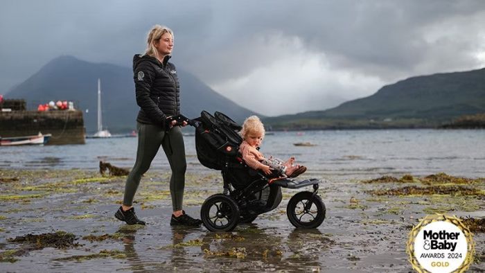 Out'n'About Nipper Double V5 Pushchair Lightweight, all-terrain buggy for two, suitable from birth to 4 years - Summit Black - Image 3