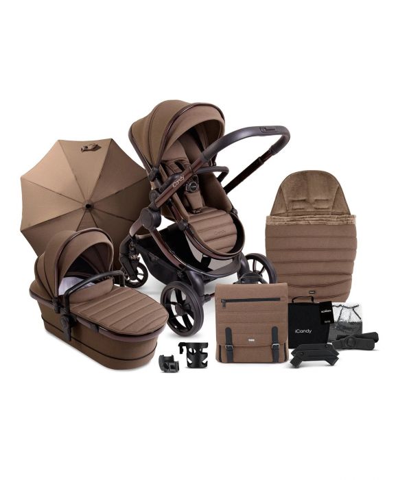 iCandy Peach 7 Combo Pushchair Complete Bundle, Coco