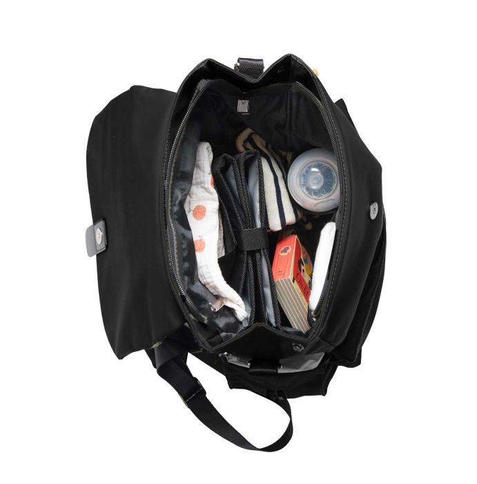 Tineo Casual Deluxe Changing Backpack – Black - Image 3