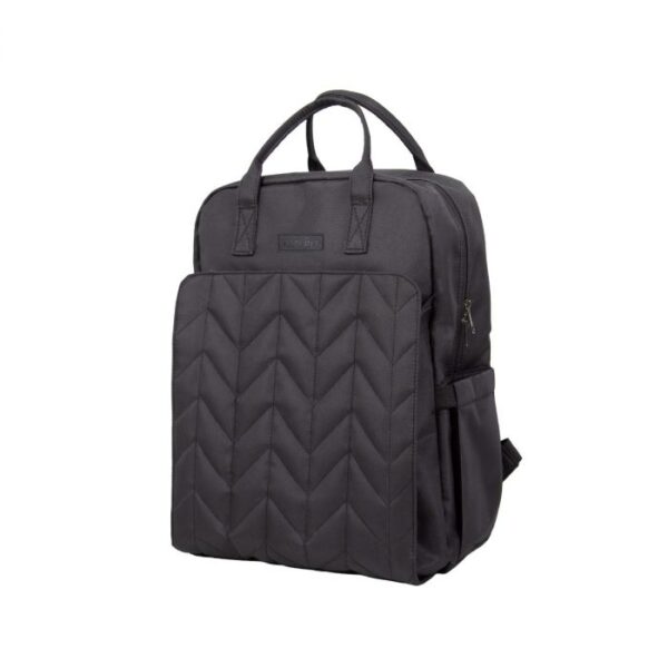 Tineo Quilted Changing Backpack – Black