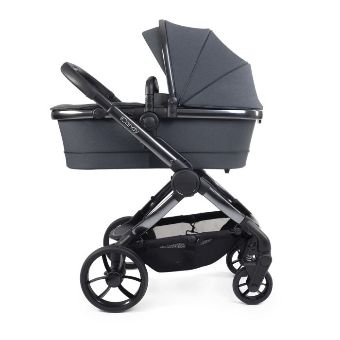 iCandy Peach 7 Combo Pushchair Complete Bundle, Dark Grey - Image 2
