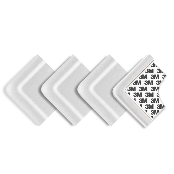 Soft Bite-Resistant Corner Cushions 4 pk - White - Image 15