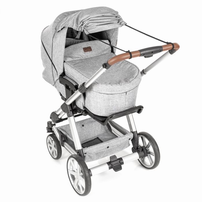 ShineSafe Universal UVF50 Protection Pram Sunshade - Grey - Image 8