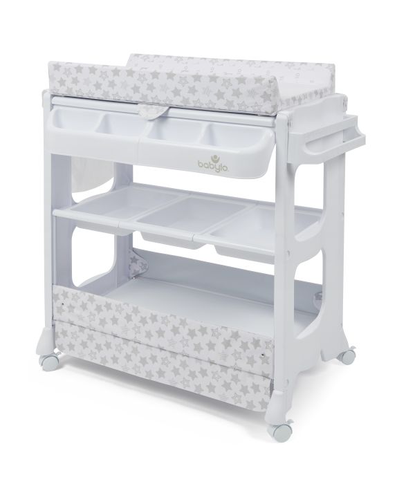 Babylo Smart Changer with Bath Unit & Storage - Moon & Stars