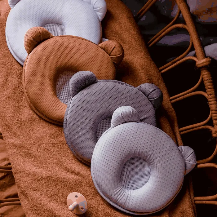 Candide Petit Panda AIR+ Breathable Baby Pillow, prevents flathead & overheating - Kaki Green - Image 3