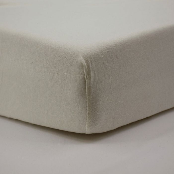 Little Band 2-Pack Baby Cot Fitted Sheets – 120 x 60 cm – Beige & Wheat – 100% Cotton - Image 2