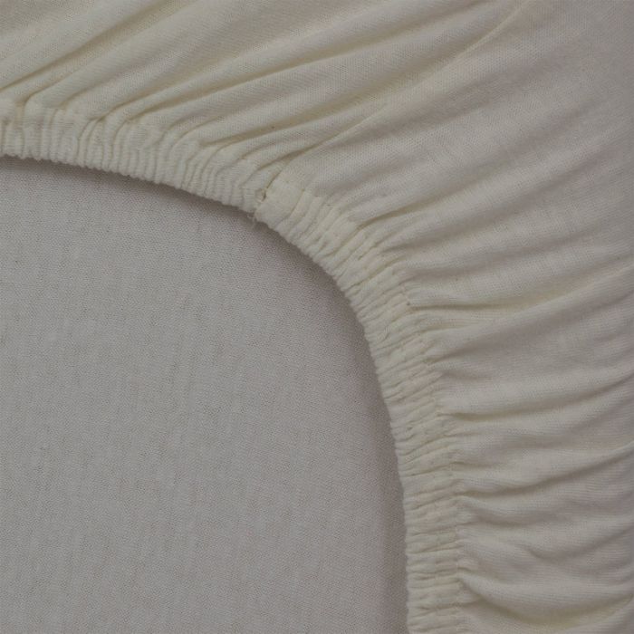 Little Band 2-Pack Baby Cotbed Fitted Sheets – 140 x 70 cm – Beige & Grey – 100% Cotton - Image 2