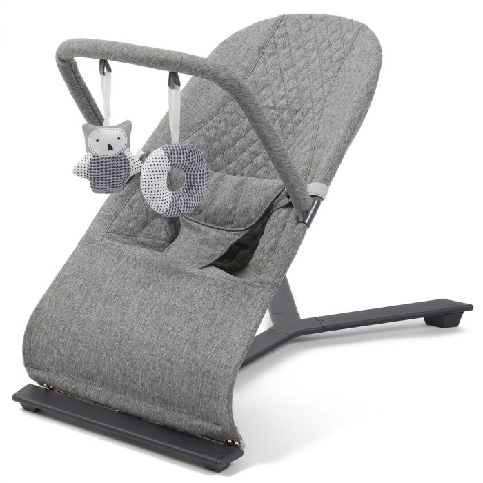 Babylo Gravity Baby Bouncer & Toy Bar - Grey