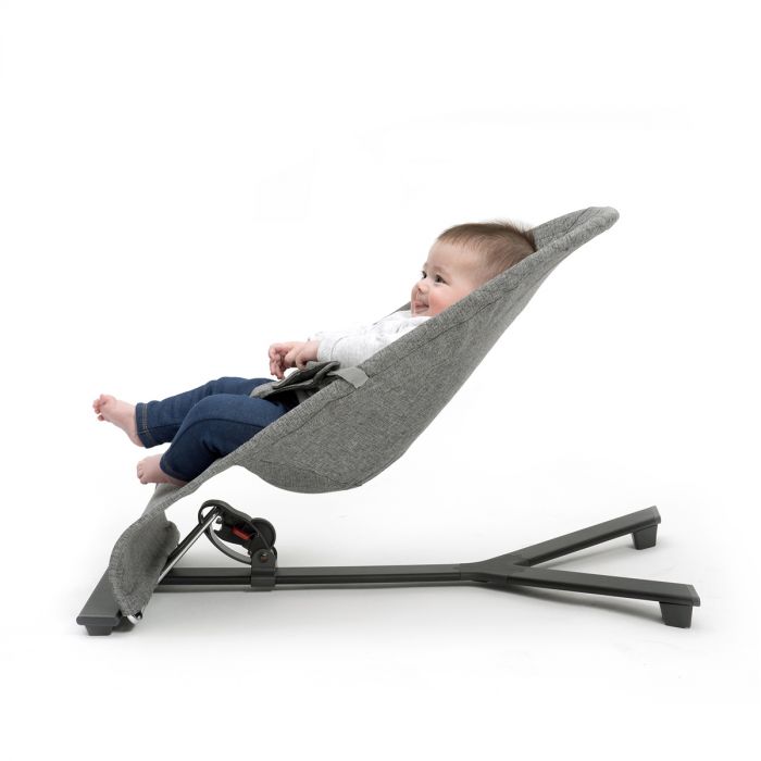 Babylo Gravity Baby Bouncer & Toy Bar - Grey - Image 4