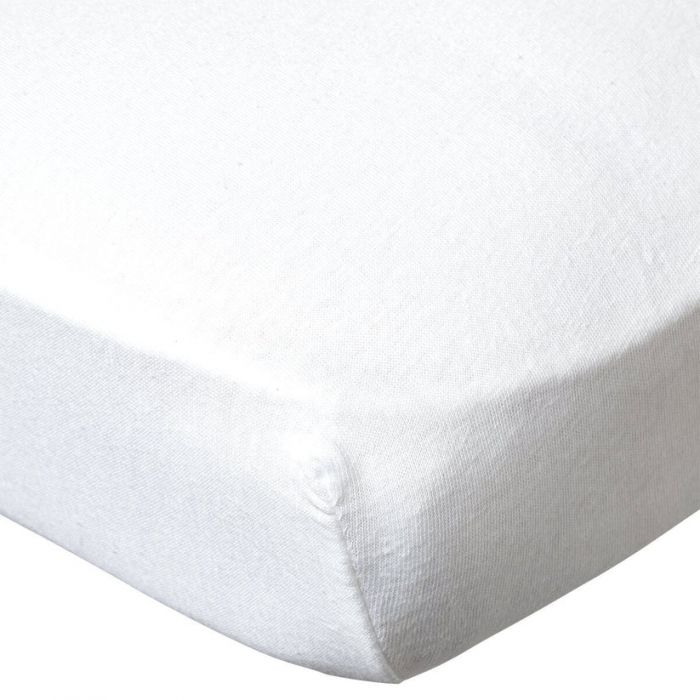 Babycalin 2-Pack Cotbed Fitted Sheets – 140x70 cm – 100% Cotton – White - Image 2