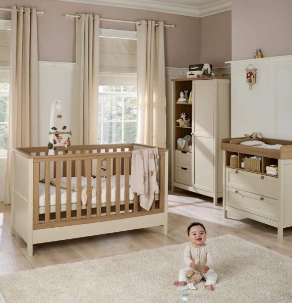 Mamas & Papas Harwell 3-Piece Nursery Furniture Set – Cashmere
