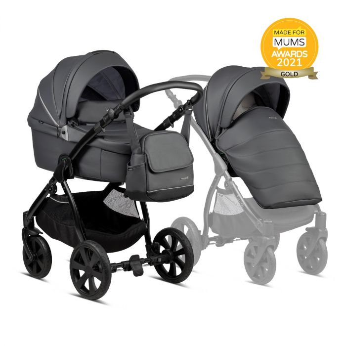 Noordi FJORDI 3 IN 1 Travel System - Leather Finish Shadow Grey - Image 6