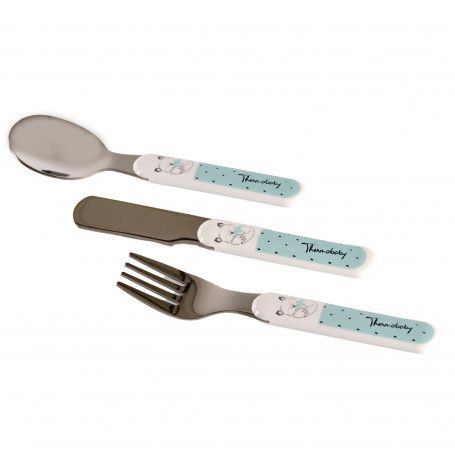 Thermobaby Baby's First Stainless Steel Cutlery Set - Image 5