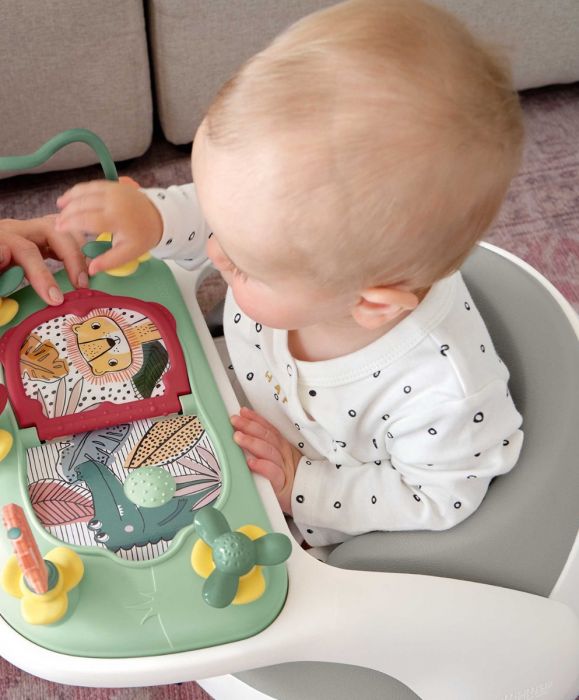 Mamas & Papas Snug Floor Seat with Activity Tray - Pebble Grey - Image 3