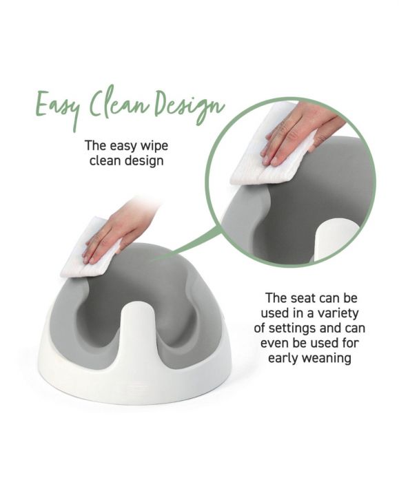 Mamas & Papas Snug Floor Seat with Activity Tray - Pebble Grey - Image 6