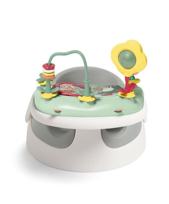 Mamas & Papas Snug Floor Seat with Activity Tray - Pebble Grey