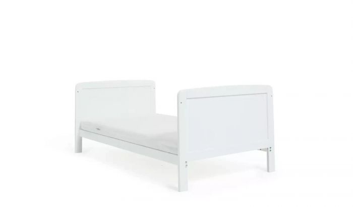 Baby Elegance Travis Cot bed & FREE Mattress - White - Image 4