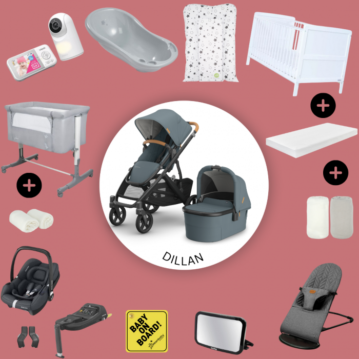 Uppababy Vista V3 Ultimate Newborn Bundle - Dillan